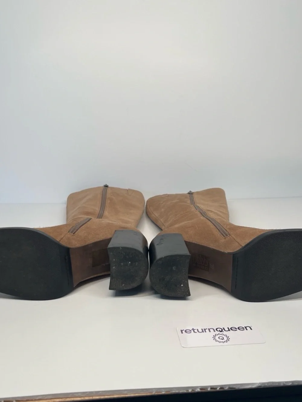 Over-the-Knee Suede Boots in Tan - Sleek Women's Fashion